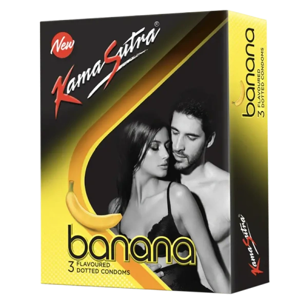 Godrej Consumer Products Ltd. Ks Banana Flavoured Dotted Condom - 3Pice