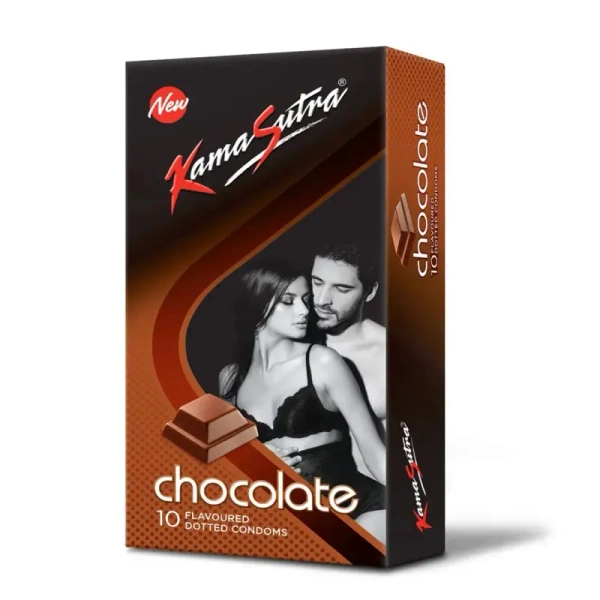 Godrej Consumer Products Ltd. Ks Chocolate Flavoured Dotted Condom - 10Pice