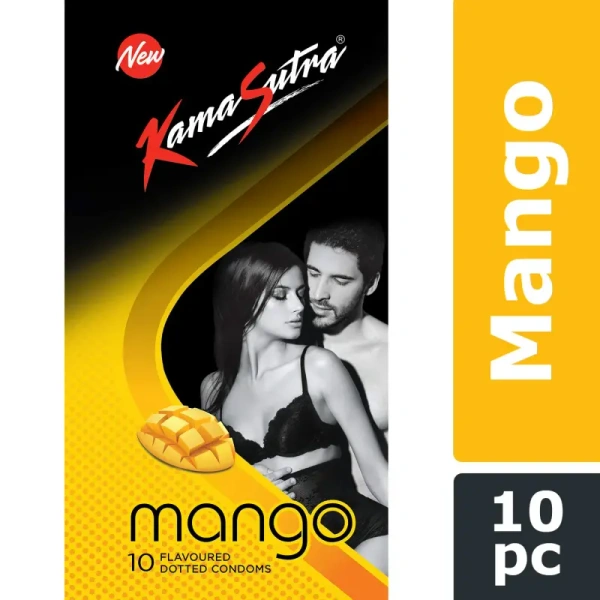 Godrej Consumer Products Ltd. Ks Mango Flavoured Dotted Condom - 10Pice