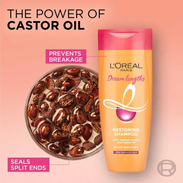 Garnier L'Oreal Paris Dream Lengths Restoring Shampoo - 82.5ml