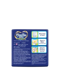 Unicharm.co.in Mamy Poko Pants All Night Absorb Baby Pants,Medium Size (M),7-12 kg, 16Pcs - Medium Size