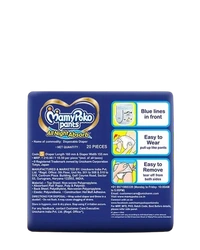 Unicharm.co.in Mamy Poko Pants All Night Absorb Baby Pants,Small Size (S),4-8 kg, 20Pcs - Small Size
