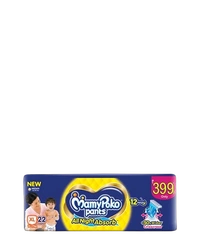 MamyPoko Pants All Night Absorb Baby Pants,Xtra Large Size (XL),12-17 kg, 22Pcs