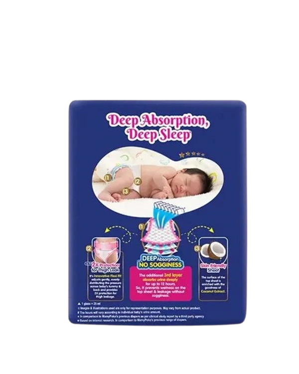 Unicharm.co.in Mamy Poko Pants Extra Absorb Baby Pants For New Born Baby (NB),0-5 kg 8Pcs - New Born