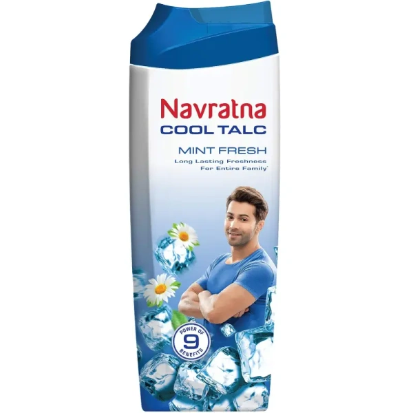 Emami Navratna Cool Mint Fresh Talc - 50gm