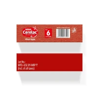 Nestle S.A. Nestle Cerelac Baby Food Cereal Wheat Apple Cherry for 6 to 24 Months Baby - 350gm