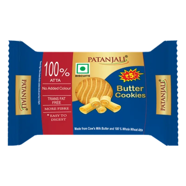 Patanjali Foods Limited Patanjali Butter Cookies - 30gm