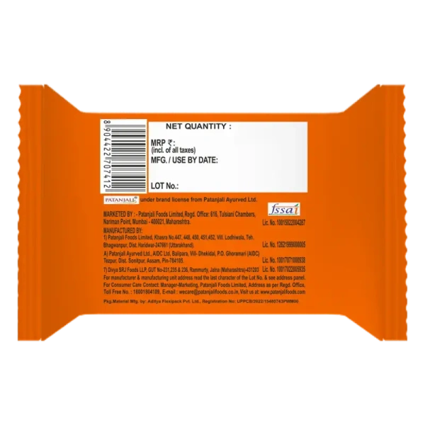 Patanjali Foods Limited Patanjali Creamfeast Orange Biscuit - 32.5gm