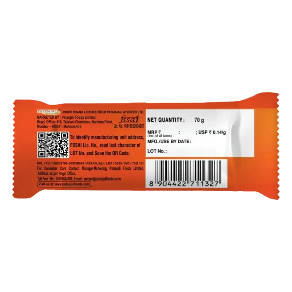 Patanjali Foods Limited Patanjali Crunchy Coconut Cookies - 68gm