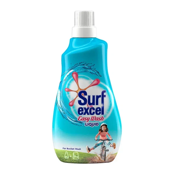 Surf Excel easy wash liquid detergent, 1L bottle - 1Liter