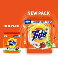 Tide Plus Detergent Washing Powder - 500g | Jasmine & Rose Fragrance | Removes deep-seated Oil, Gravy, Tea Stains | 500gm, Pack of 1