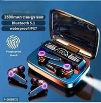 Earbuds M19 TWS Wireless Headphones with Touch Control Gaming Bluetooth In Ear Earphone Bluetooth black (True Wireless)