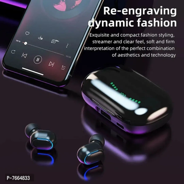 TG11 TWS 5.0 Wireless Bluetooth Earbuds with 1500mah Power Bank and Led Display for Men and Women
