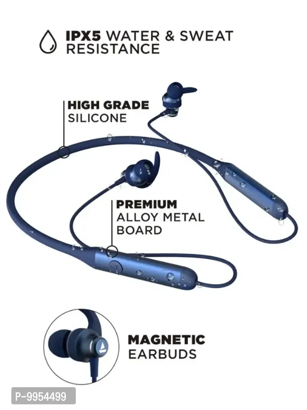 Boat Rockerz 335 Wireless Neckband Up To 30H Playback Qualcomm Aptx Cvc Enhanced Bass Metal C Pack Of 1 Multicolor