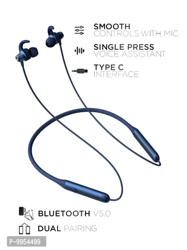 Boat Rockerz 335 Wireless Neckband Up To 30H Playback Qualcomm Aptx Cvc Enhanced Bass Metal C Pack Of 1 Multicolor