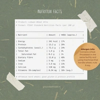 Lokwan wheat Flour 5kg - 5 kg, Roti Coarse