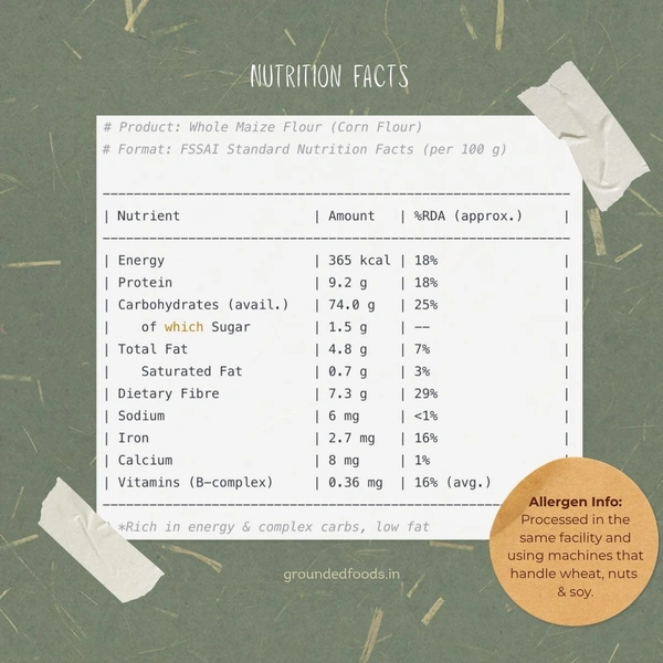 Makka / Maize Atta | 1kg