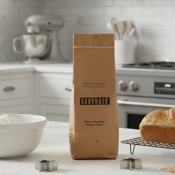 Sharbati Wheat Flour - Sihore Premium 1kg - 1 kg, Roti Coarse