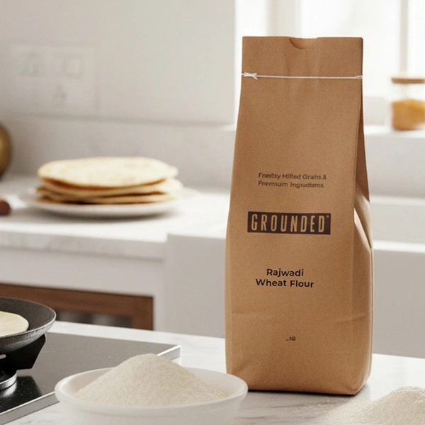 Rajwadi Wheat flour - Fine Ground, 10 kg