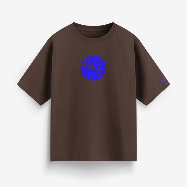 Flower Power Oversized T-Shirt – Cream | Graphic Unisex Tee | Streetwear Style