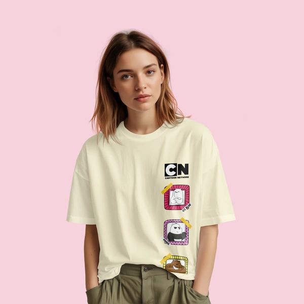 We Bare Bears Cartoon Network Oversized T-Shirt