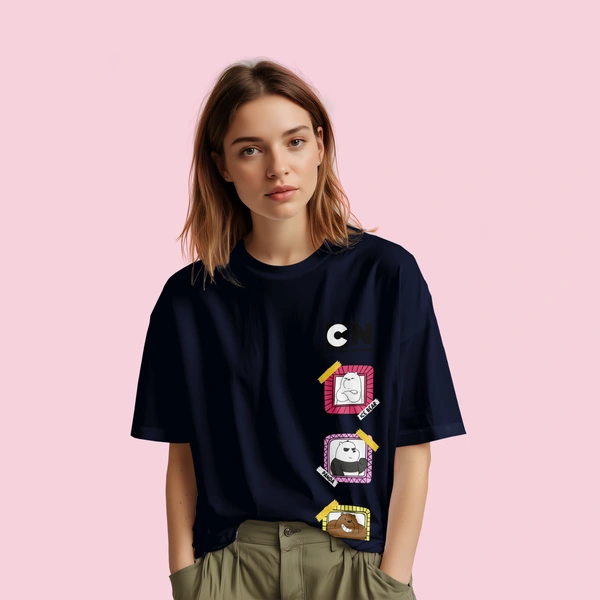 We Bare Bears Cartoon Network Oversized T-Shirt