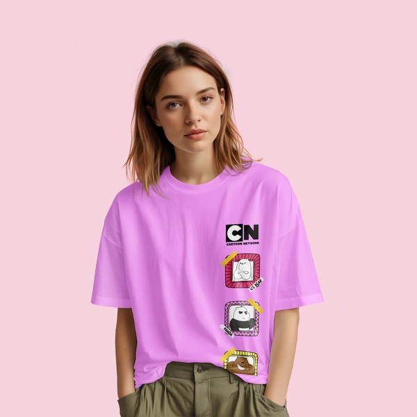 We Bare Bears Cartoon Network Oversized T-Shirt