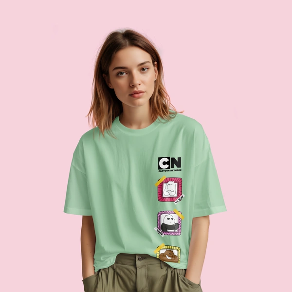 We Bare Bears Cartoon Network Oversized T-Shirt