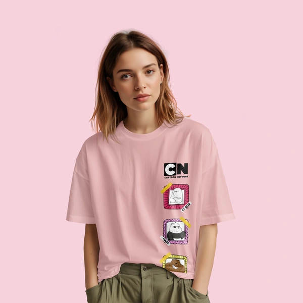 We Bare Bears Cartoon Network Oversized T-Shirt