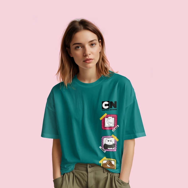 We Bare Bears Cartoon Network Oversized T-Shirt