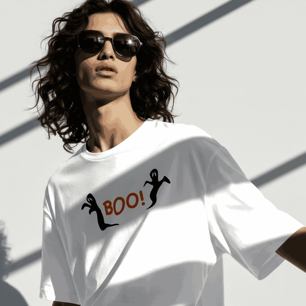 BOO! Oversized T-Shirt – Halloween Streetwear India