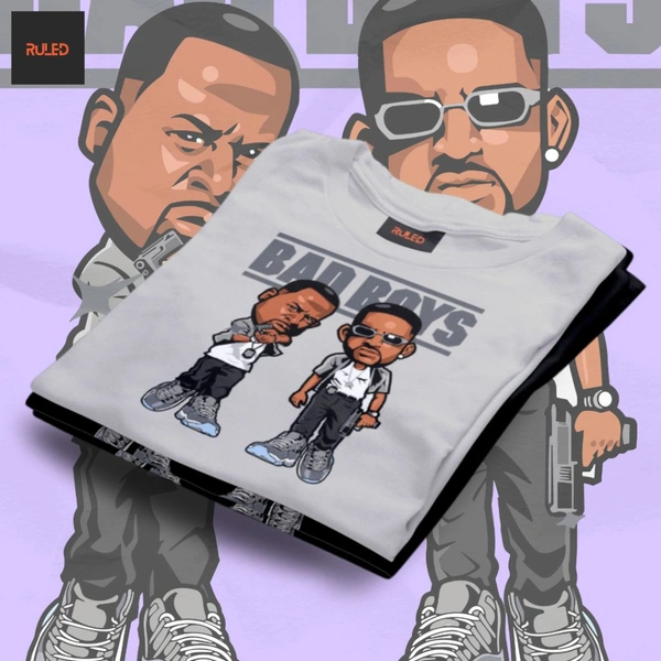 BAD BOYS half Sleeve Round Neck Tshirt