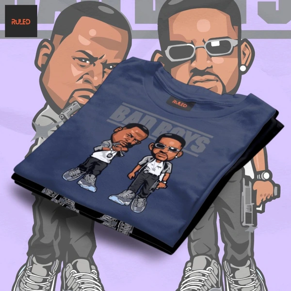 BAD BOYS half Sleeve Round Neck Tshirt