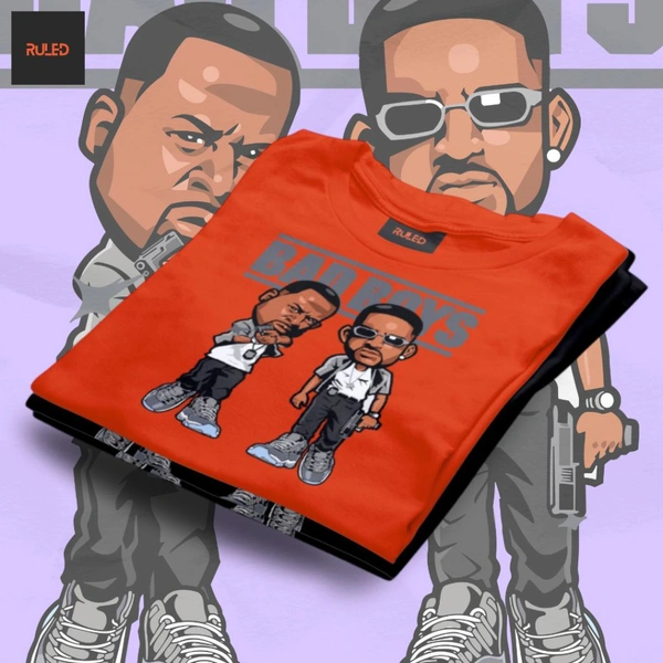 BAD BOYS half Sleeve Round Neck Tshirt