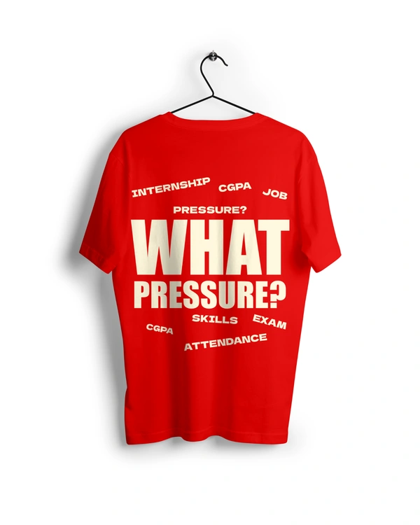 RULED WHAT PRESSURE? Oversized T-Shirt