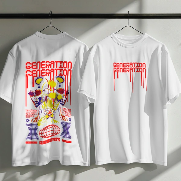 GENERATION Oversized T-Shirt – Urban Streetwear India | Graphic Anime-Inspired Tee