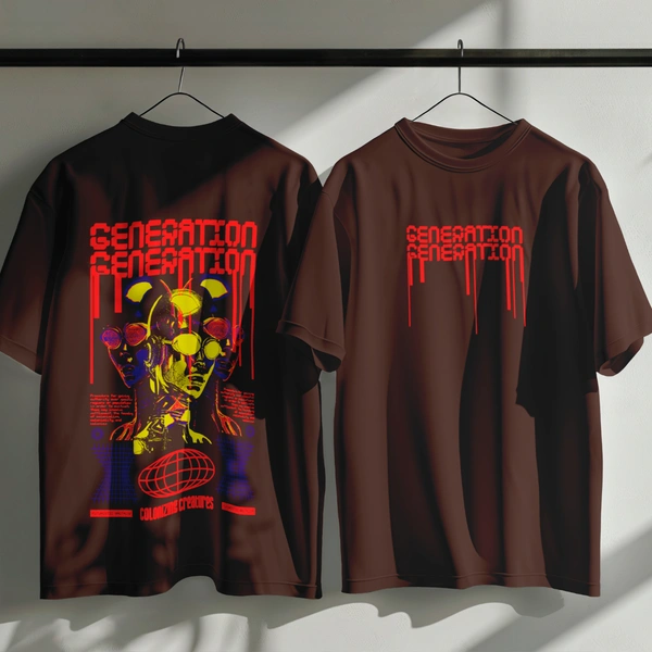 GENERATION Oversized T-Shirt – Urban Streetwear India | Graphic Anime-Inspired Tee