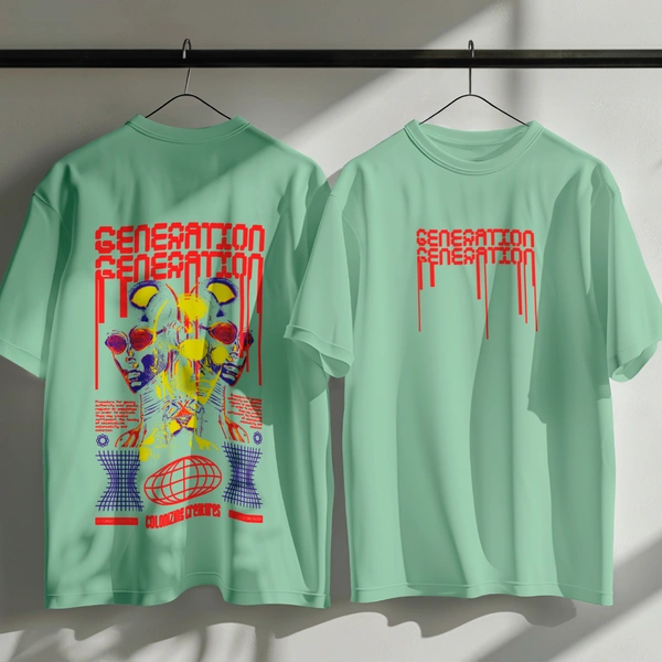 GENERATION Oversized T-Shirt – Urban Streetwear India | Graphic Anime-Inspired Tee