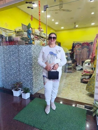Woollen Cordsets  - Free Size, White
