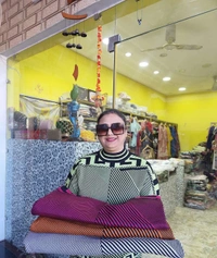 Woollen Cordsets  - Web Orange, Free Size