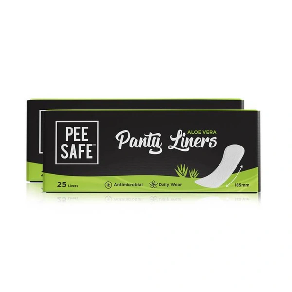 ALOE VERA PANTY LINERS - SET OF 2 (PACK OF 25 EACH PACK)
