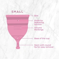REUSABLE MENSTRUAL CUPS - SMALL (PACK OF 2) - 