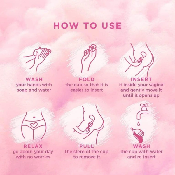 REUSABLE MENSTRUAL CUPS - SMALL (PACK OF 2) - 