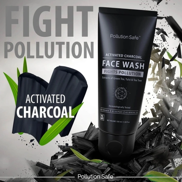 ACTIVATED CHARCOAL FACE WASH 100ML (1N)