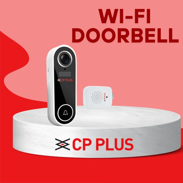 Cp Plus CP PLUS WIFI DOOR BELL | Wi-Fi Doorbell