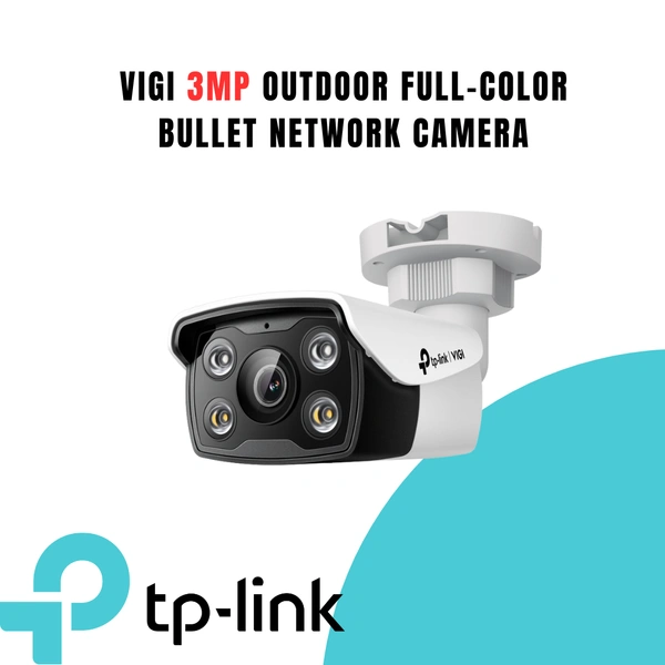 VIGI 3MP Outdoor Full-Color Bullet Network Camera