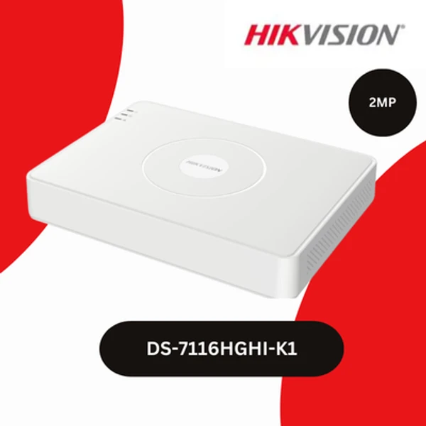 16 CH 1080P Lite Mini 1U H.265 DVR (DS-7116HGHI-K1)