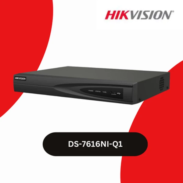 HikVision 16-ch 1U 4K NVR (DS-7616NI-Q1)