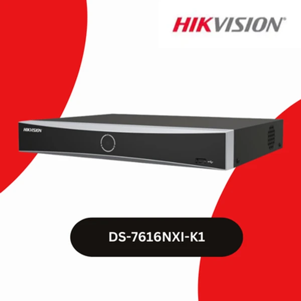 16-ch 1U K Series AcuSense 4K NVR (DS-7616NXI-K1)