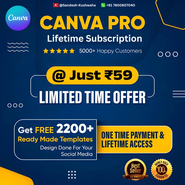 Canva Pro - Lifetime Subscription